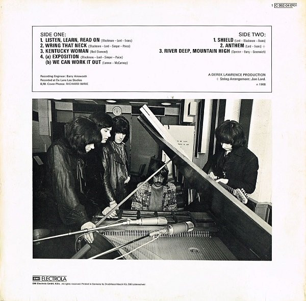 Deep Purple - The Book Of Taliesyn | Harvest (1C 062-04 000) - 3