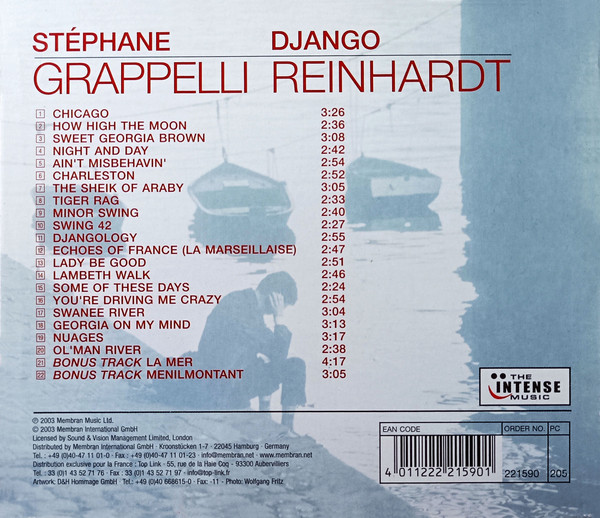 Stéphane Grappelli , Django Reinhardt - Stéphane Grappelli Django Reinhardt | The Intense Music (221590-205) - 2