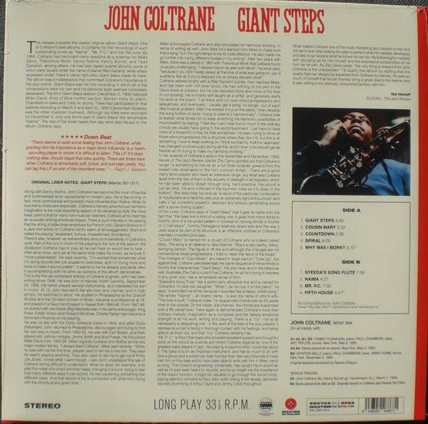 John Coltrane - Giant Steps | WaxTime In Color (950709) - 2 John Coltrane - Giant Steps | WaxTime In Color (950709) - 2