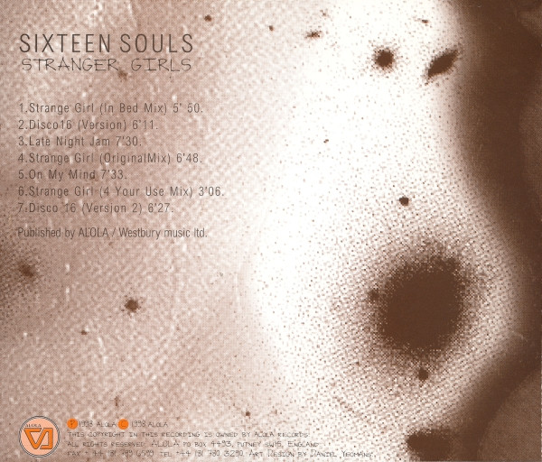Sixteen Souls - Stranger Girls | Alola (ALO CD001) - 3