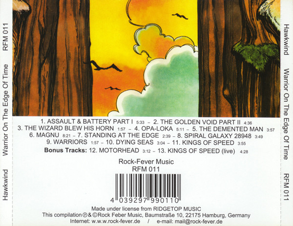 Hawkwind - Warrior On The Edge Of Time CD | Rock Fever Music (RFM 011) - 3 Hawkwind - Warrior On The Edge Of Time CD | Rock Fever Music (RFM 011) - 3