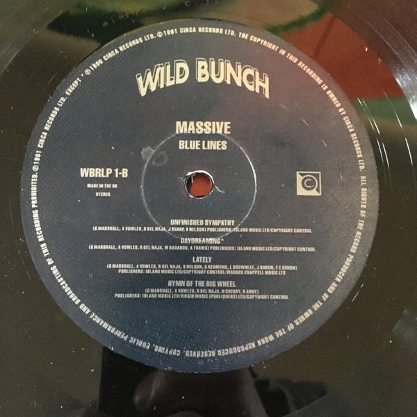 Massive Attack - Blue Lines | Wild Bunch Records (WBRLP1) - 4 Massive Attack - Blue Lines | Wild Bunch Records (WBRLP1) - 4