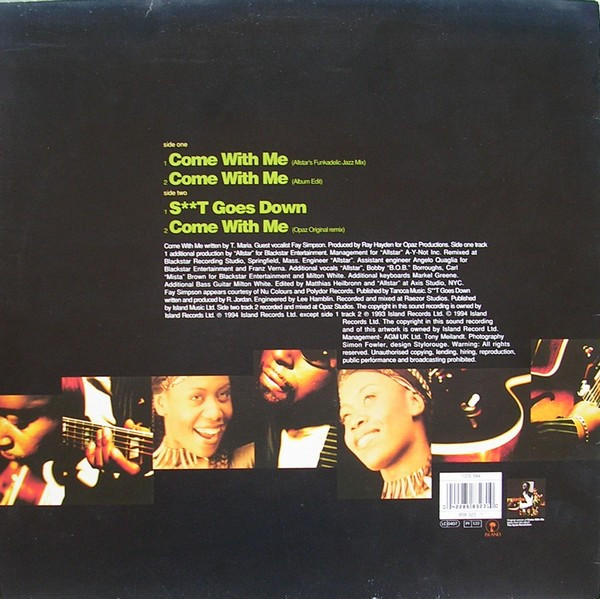 Ronny Jordan - Come With Me | Island Records (12 IS 584) - 2 Ronny Jordan - Come With Me | Island Records (12 IS 584) - 2