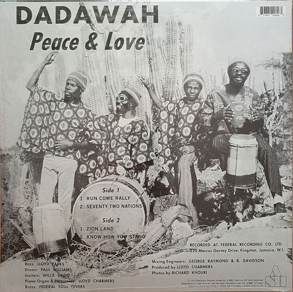 Dadawah - Peace And Love - Wadadasow | Antarctica Starts Here (ASH707) - 2