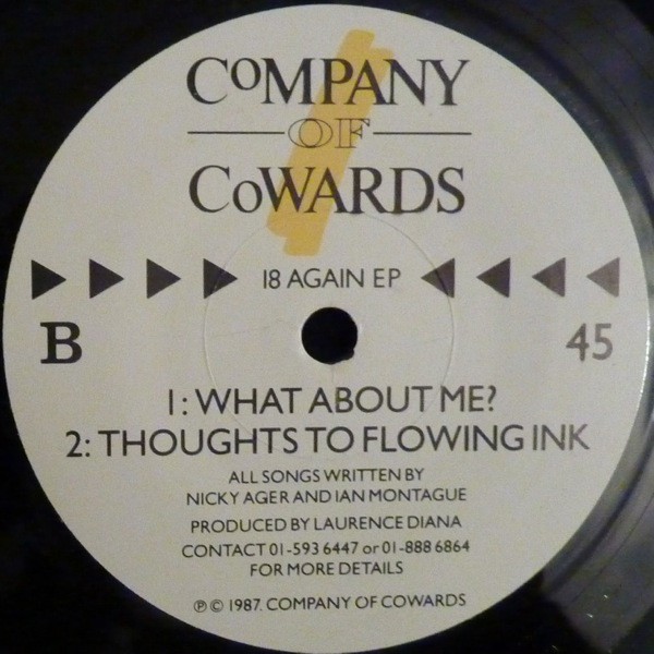 Company Of Cowards - 18 Again EP | Not On Label (Company Of Cowards Self-released) (none) - 4 Company Of Cowards - 18 Again EP | Not On Label (Company Of Cowards Self-released) (none) - 4