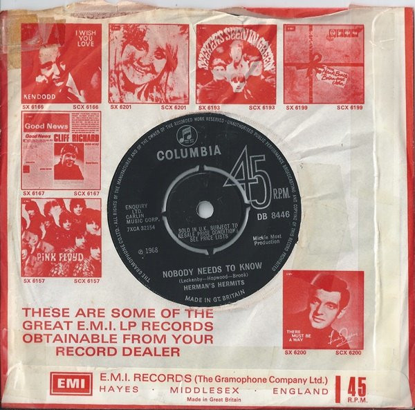 Herman's Hermits - Sunshine Girl | Columbia (DB 8446) - 4