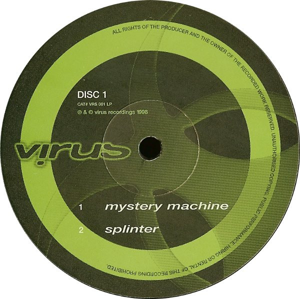 Ed Rush & Optical - Wormhole | Virus Recordings (VRS 001 LP) - 2 Ed Rush & Optical - Wormhole | Virus Recordings (VRS 001 LP) - 2