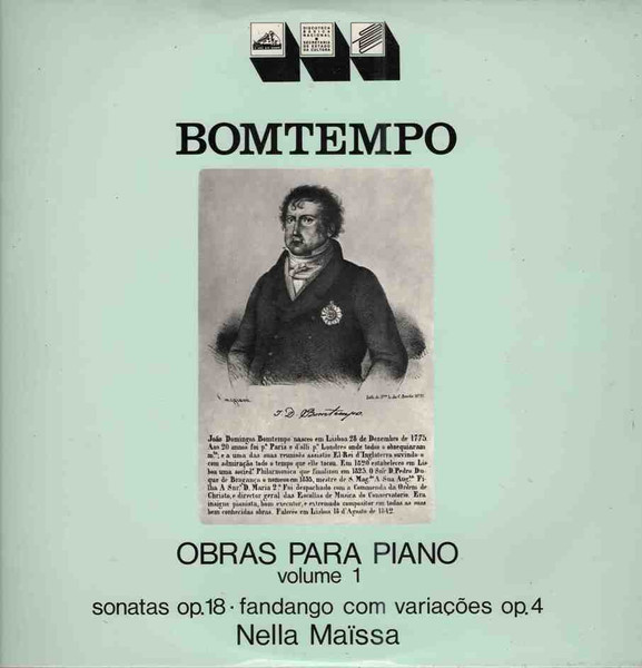 João Domingos Bomtempo , Nella Maissa - Obras Para Piano – Volume 1 | A Voz Do Dono (8E 051 40 843)