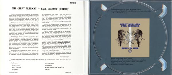 Gerry Mulligan - Paul Desmond Quartet - Gerry Mulligan Paul Desmond Quartet | Verve Records (0602517995789) - 3
