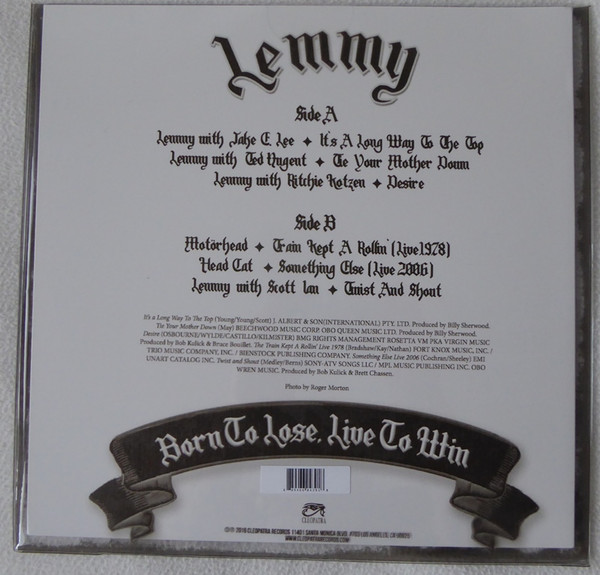 Lemmy - Born To Lose, Live To Win | Cleopatra (CLO0439VL) - 2