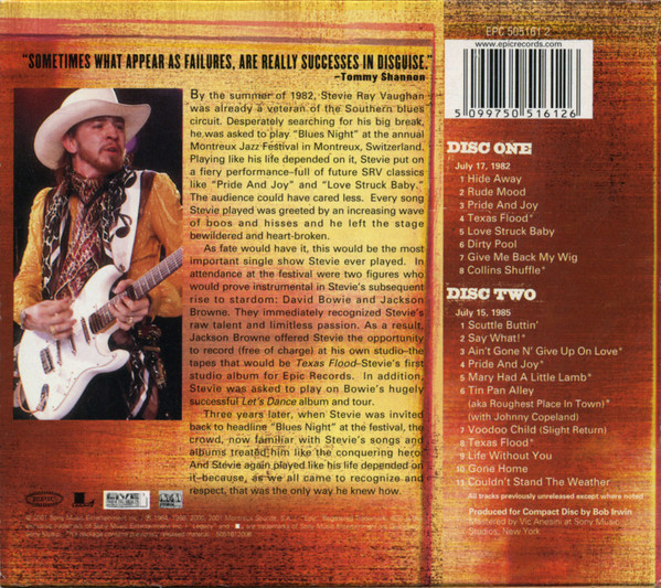 Stevie Ray Vaughan & Double Trouble - Live At Montreux 1982 & 1985 | Epic (505161 2) - 2