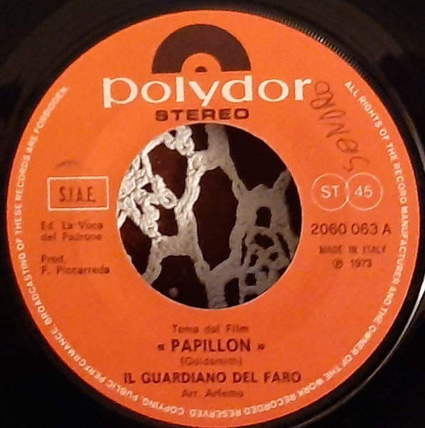 Il Guardiano Del Faro - Tema Dal Film "Papillon" | Polydor (2060 063) - 3 Il Guardiano Del Faro - Tema Dal Film "Papillon" | Polydor (2060 063) - 3
