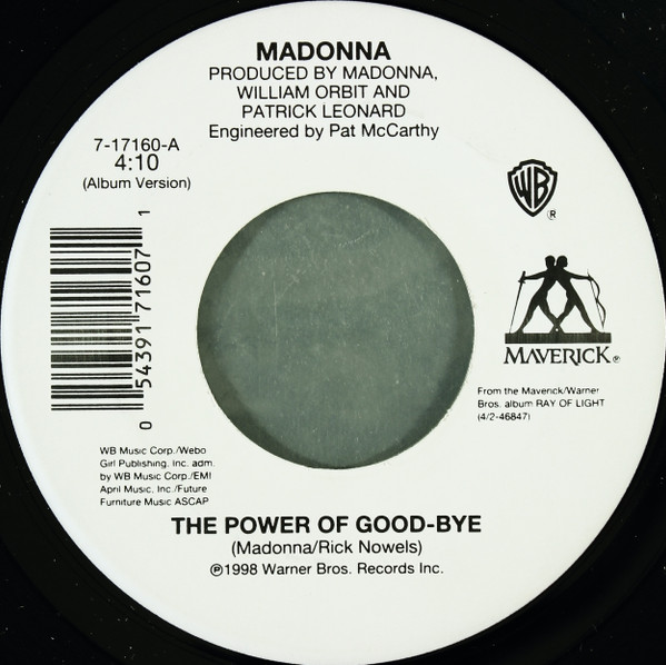 Madonna - The Power Of Good-Bye / Mer Girl | Maverick (7-17160) - main