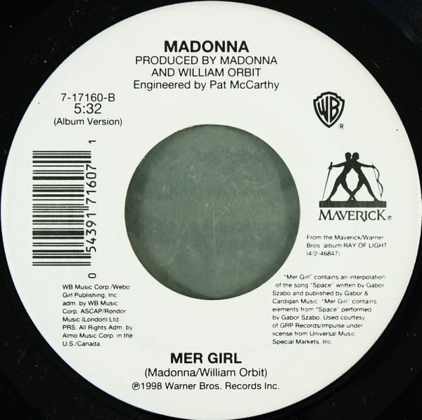 Madonna - The Power Of Good-Bye / Mer Girl | Maverick (7-17160) - 2
