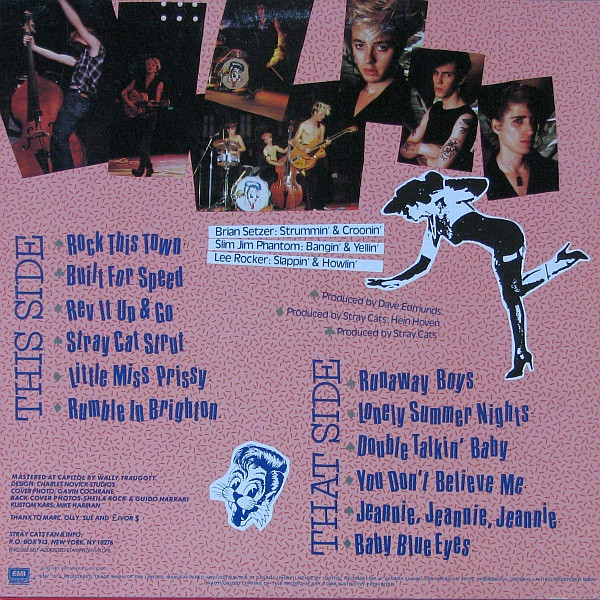 Stray Cats - Built For Speed | EMI America (ST-17070) - 2 Stray Cats - Built For Speed | EMI America (ST-17070) - 2