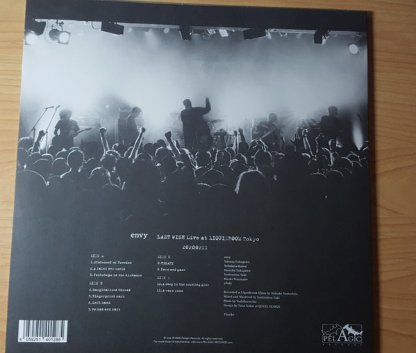 Envy - Last Wish Live At Liquidroom Tokyo | Pelagic Records (PEL 151) - 2 Envy - Last Wish Live At Liquidroom Tokyo | Pelagic Records (PEL 151) - 2