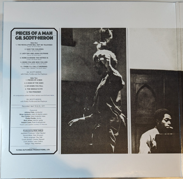 Gil Scott-Heron - Pieces Of A Man | Flying Dutchman (HIQLP 007) - 3 Gil Scott-Heron - Pieces Of A Man | Flying Dutchman (HIQLP 007) - 3