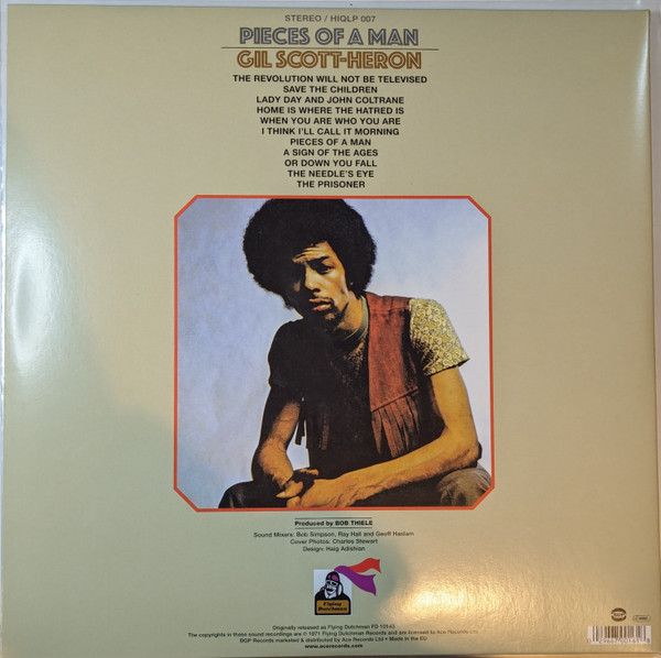 Gil Scott-Heron - Pieces Of A Man | Flying Dutchman (HIQLP 007) - 2 Gil Scott-Heron - Pieces Of A Man | Flying Dutchman (HIQLP 007) - 2