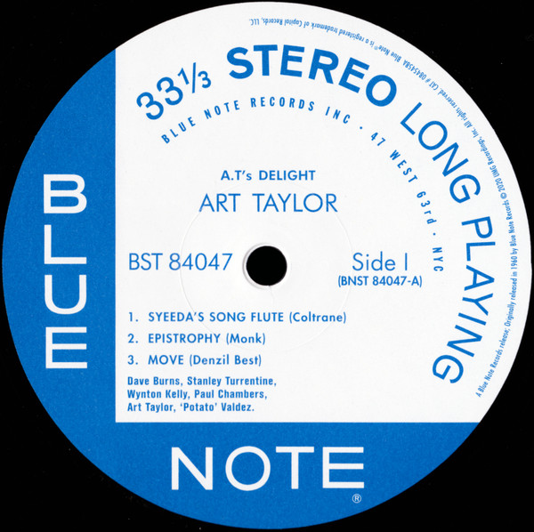 Art Taylor - A.T.'s Delight | Blue Note (0845458) - 4