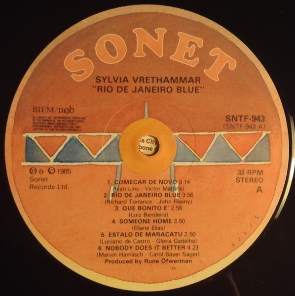 Sylvia Vrethammar - Rio De Janeiro Blue | Sonet (SNTF-943) - 4