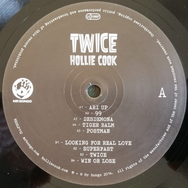 Hollie Cook - Twice | Mr Bongo (MRBLP112) - 3 Hollie Cook - Twice | Mr Bongo (MRBLP112) - 3