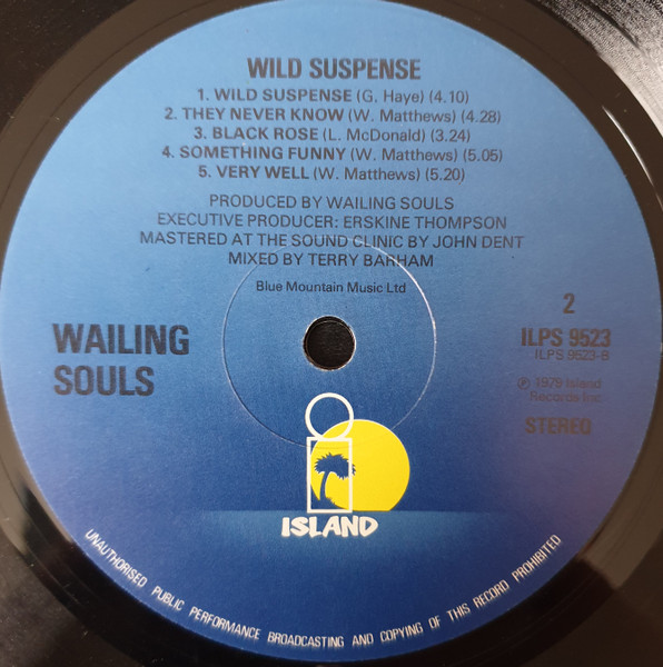 Wailing Souls - Wild Suspense | Island Records (ILPS 9523) - 4 Wailing Souls - Wild Suspense | Island Records (ILPS 9523) - 4