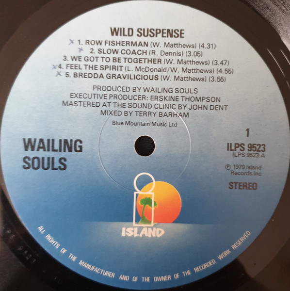 Wailing Souls - Wild Suspense | Island Records (ILPS 9523) - 3 Wailing Souls - Wild Suspense | Island Records (ILPS 9523) - 3