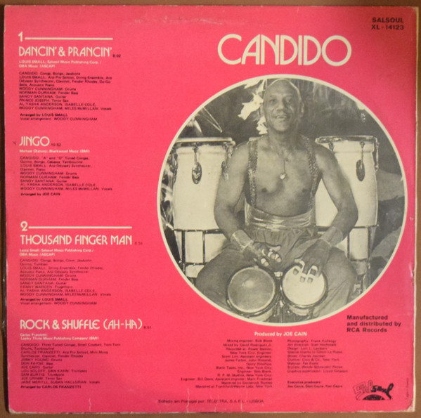 Candido - Dancin' & Prancin' | Salsoul Records (XL-14123) - 2