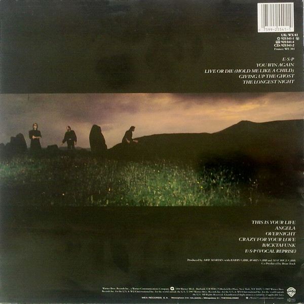 Bee Gees - E·S·P | Warner Bros. Records (925 541-1) - 2 Bee Gees - E·S·P | Warner Bros. Records (925 541-1) - 2