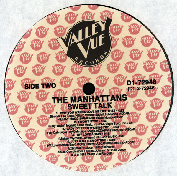 Manhattans - Sweet Talk | Valley Vue Records (D1-72946) - 4