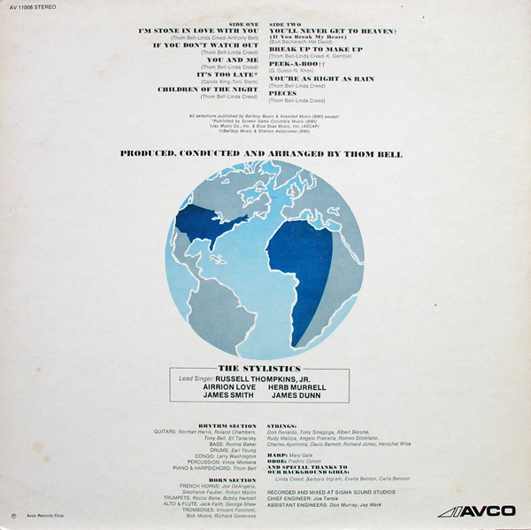 The Stylistics - Round 2 | Avco (AV 11006) - 4