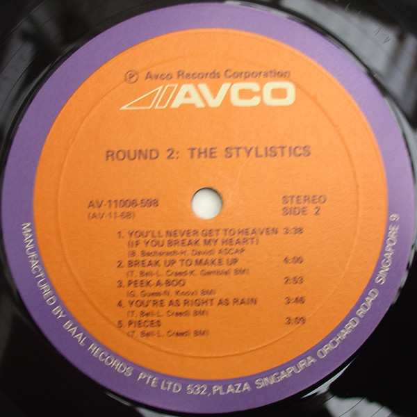 The Stylistics - Round 2 | Avco (AV 11006) - 3