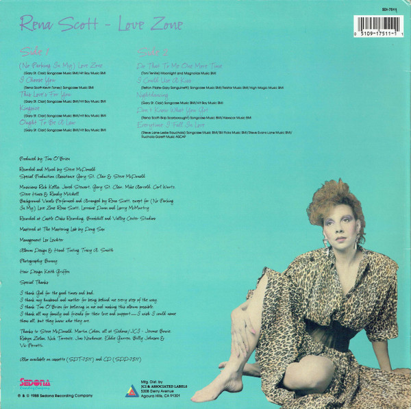 Rena Scott - Love Zone | Sedona Recording Company (SDI-7511) - 2