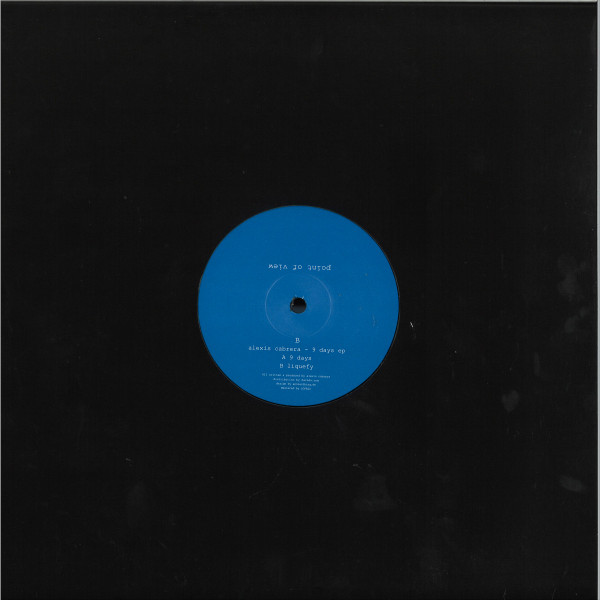Alexis Cabrera - 9 Days EP | Point Of View (POINT011) - 2
