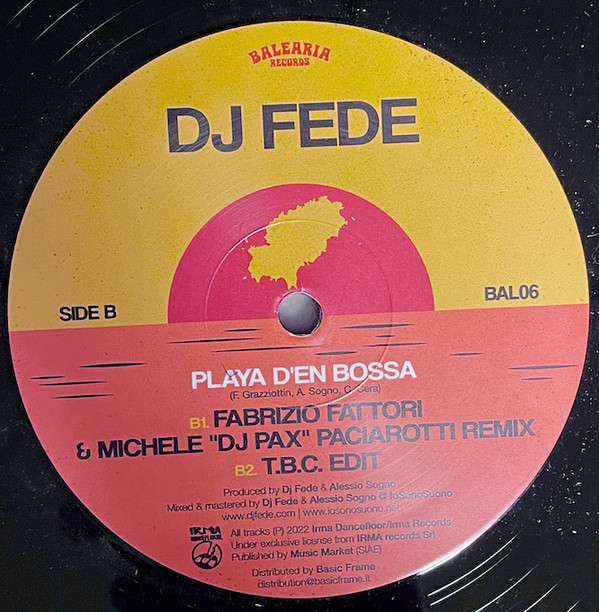 Dj Fede - Playa d'en Bossa | Balearia Records (BAL06) - 2 Dj Fede - Playa d'en Bossa | Balearia Records (BAL06) - 2