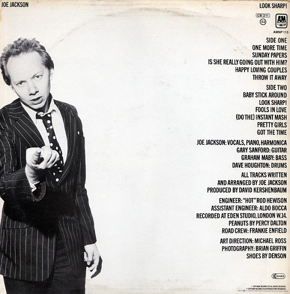 Joe Jackson - Look Sharp! | A&M Records (AMNP 113) - 2