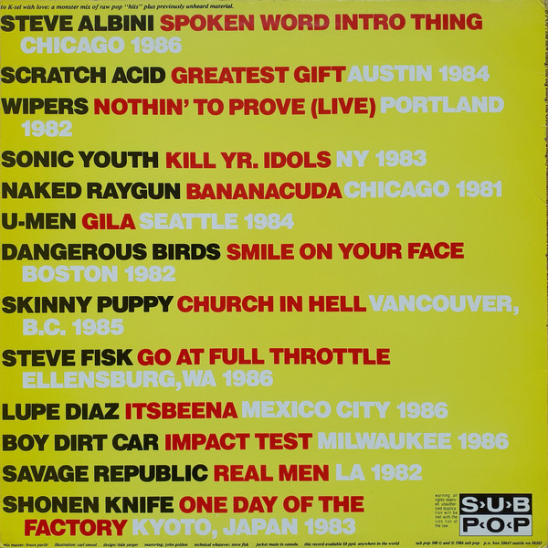 Various - Sub Pop 100 | Sub Pop (SP 10) - 2 Various - Sub Pop 100 | Sub Pop (SP 10) - 2