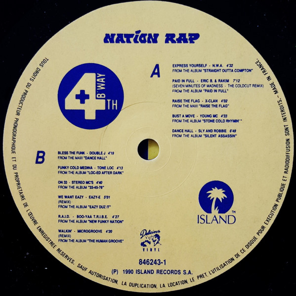 Various - Nation Rap | Island Records (846 243-1) - 4