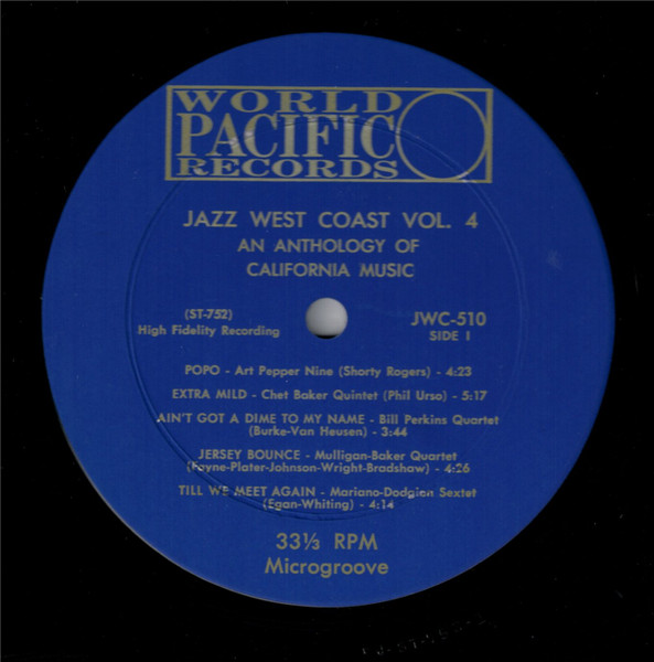 Various - Jazz West Coast Vol. 4 (An Anthology Of California Music) | World Pacific Records (JWC-510) - 3 Various - Jazz West Coast Vol. 4 (An Anthology Of California Music) | World Pacific Records (JWC-510) - 3