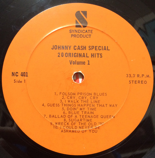 Johnny Cash - Special 20 Original Hits Volume 1 | K-Tel (NC-401) - 3 Johnny Cash - Special 20 Original Hits Volume 1 | K-Tel (NC-401) - 3