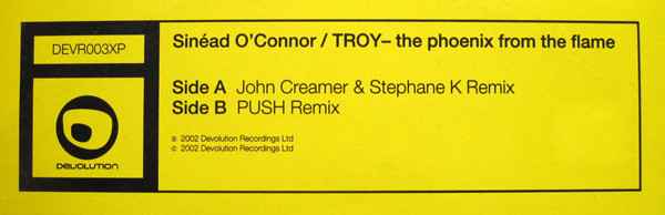 Sinéad O'Connor - Troy - The Phoenix From The Flame | Devolution (DEVR003XP) - 5