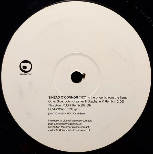 Sinéad O'Connor - Troy - The Phoenix From The Flame | Devolution (DEVR003XP) - 4