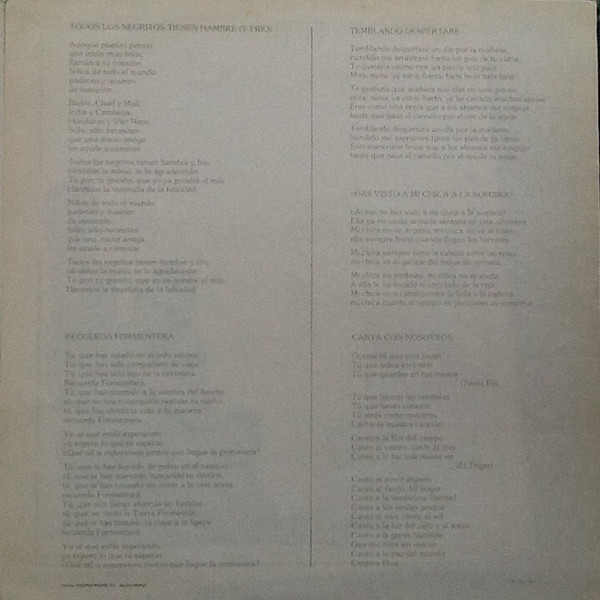 Glutamato Ye-Ye - Todos Los Negritos Tienen Hambre (Y Frio) | Ariola (H-206.138) - 4