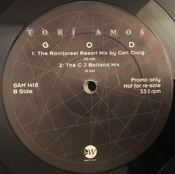 Tori Amos - God (The Carl Craig And C J Bolland Remixes) | EastWest (SAM 1418) - 3 Tori Amos - God (The Carl Craig And C J Bolland Remixes) | EastWest (SAM 1418) - 3