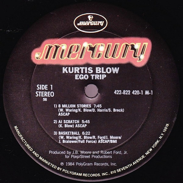 Kurtis Blow - Ego Trip | Mercury (822 420-1 M1) - 2 Kurtis Blow - Ego Trip | Mercury (822 420-1 M1) - 2