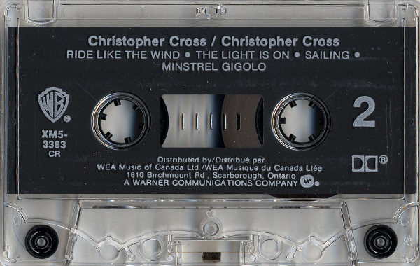 Christopher Cross - Christopher Cross | Warner Bros. Records (XM5 3383) - 4