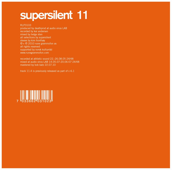Supersilent - 11 | Rune Grammofon (RLP3103)