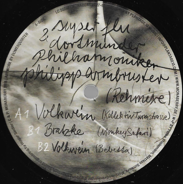 Super Flu & Dortmunder Philharmoniker , Philipp Armbruster - Volkwein Rehmixe | Monaberry (MONABERRY027-6) - 3
