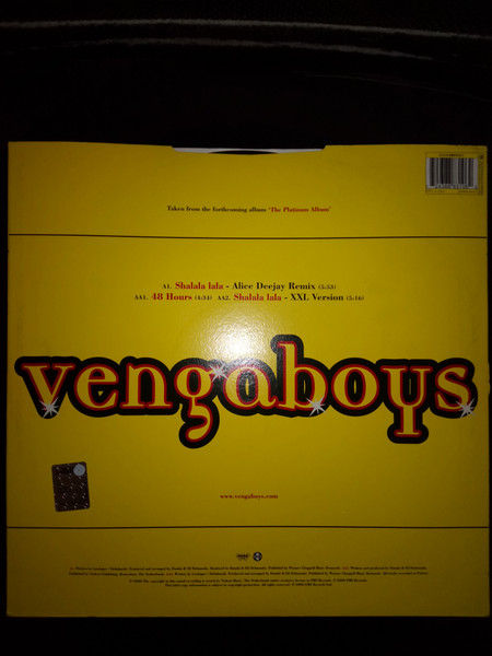 Vengaboys - Shalala Lala | Positiva (12 TIVDJ 126) - 2