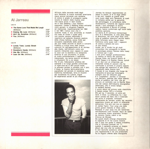 Al Jarreau - Al Jarreau | Curcio (GSR - 89) - 2